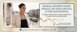 Kendall Jenner Channels Peggy Guggenheim with Rare Artist-Made Earrings at Venice Film Festival