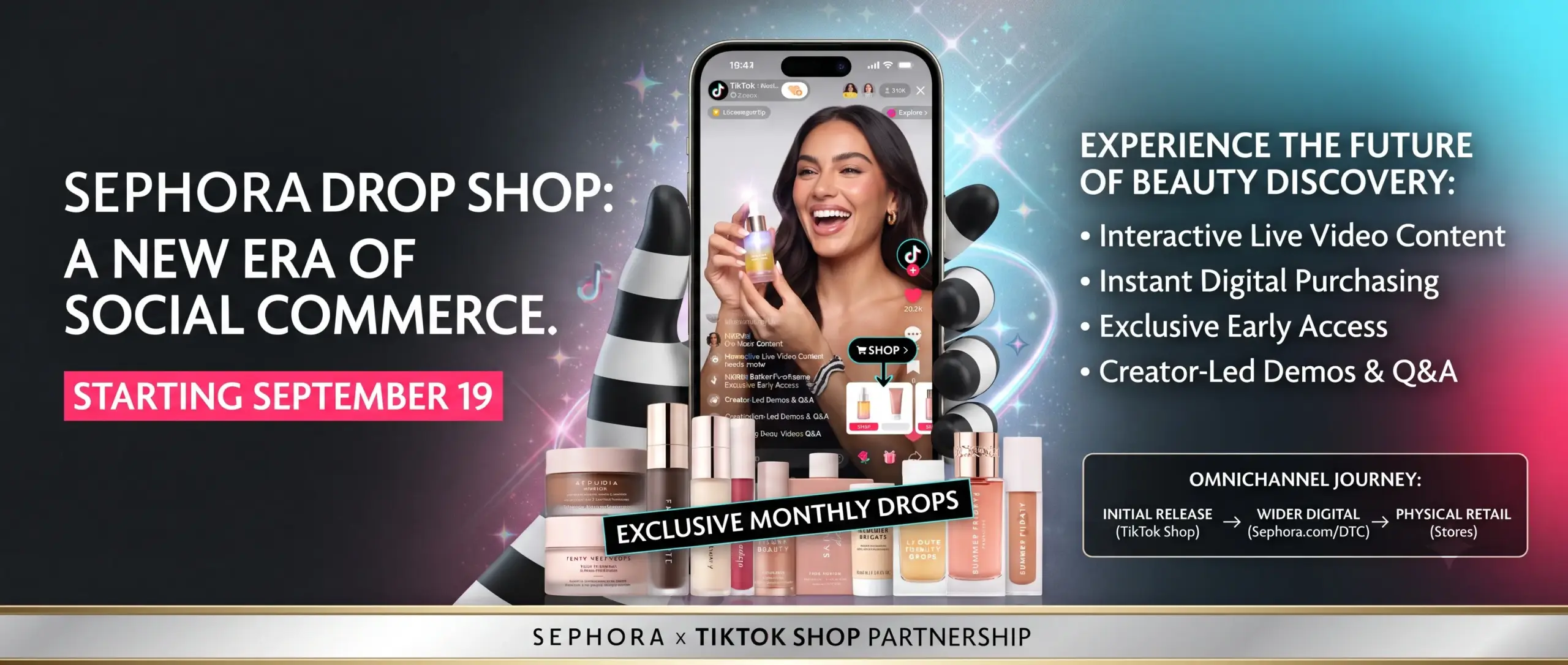 Sephora Drops into Live Shopping with