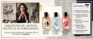 Sephora-Exclusive Fragrance Brand Anecdotes by Artists Puts Perfumers First